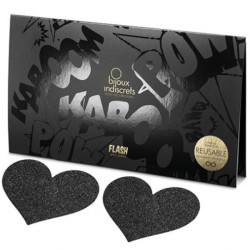 Bijoux - Indiscrets Flash Coeur Noir Coupes De Tamelon